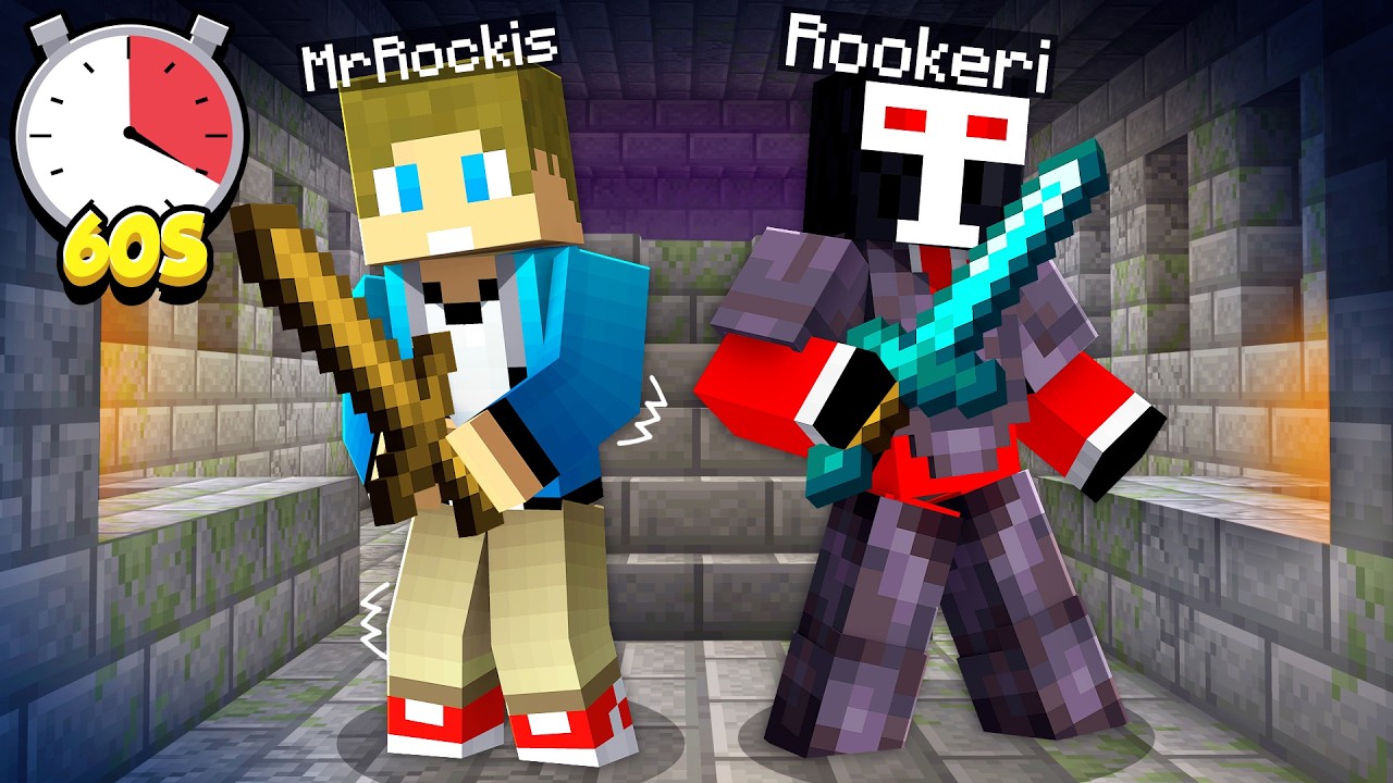 NOOB vs PRO Speedrun Minecraftissä w/rookeri​