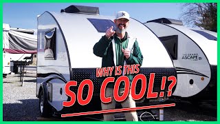 2023 ALiner Grand Ascape ST Teardrop Travel Trailer Walkthrough | Beckley's RVs