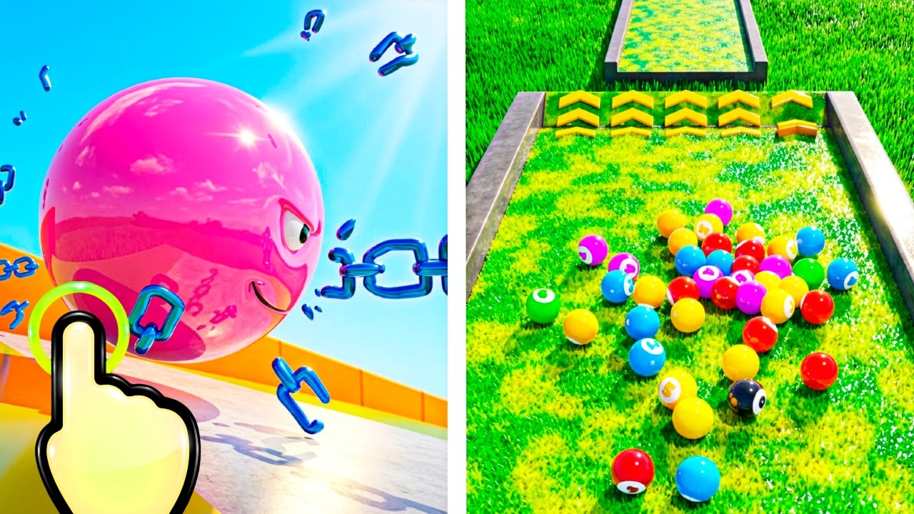 Impossible Bump Pop Tracks 3D - Crowd Marble Ball Run - All Levels iOS Android GamePlay #17