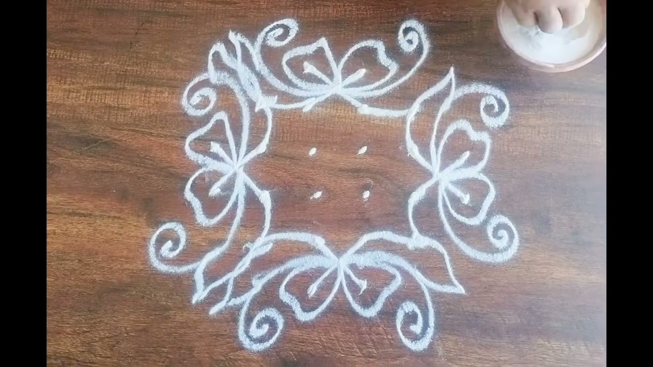 Simple Rangoli designs🌷6+2dots Rangolis 🌷Easy muggulu 🌷 Latest kolams 🌷 Daily rangolis#youtubevideo 