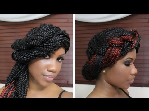 Featured image of post Box Braids Hairstyles For Weddings - The first hairstyle features chunky french braid that is wrapped on one side of the forehead.