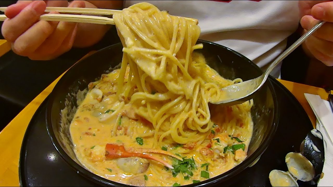 めし動画 洋麺屋五右衛門 地中海風 カニと海老とあさりのスープスパゲッティー Youtube めし動画 洋麺屋五右衛門 地中海風 カニと海老とあさりのスープスパゲッティー Youtube