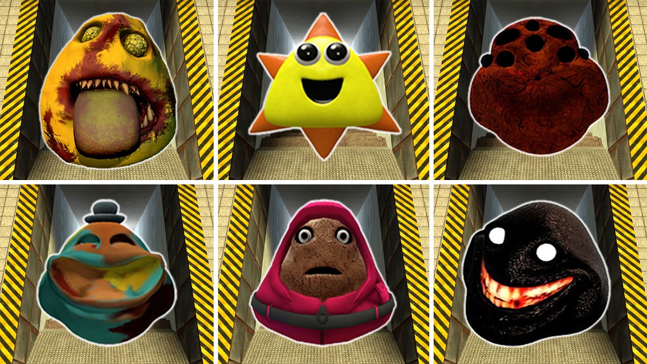 🪤TORTURE ALL 3D POU BOUS REVENGE, POU CREEPY, POU SPRUNKI and BOU GIRL FAMILY in Garrys Mod!