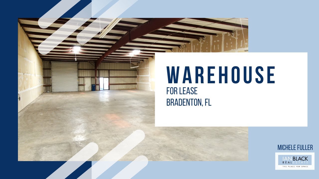 5,000 SF Bradenton Warehouse For Lease! YouTube