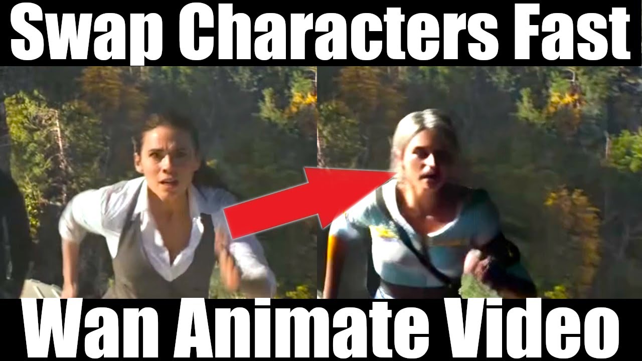 Swap Character Fast in Video | Wan Animate | ComfyUI - YouTube