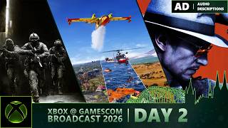 [Audio Descriptions] XBOX @ gamescom Broadcast 2026 | Day 2