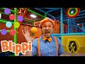 Blippi Visits An Indoor Playground | Educational Videos For Kids With Blippi Toys!