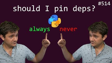 when should I pin deps: never and always! (intermediate) anthony explains #514