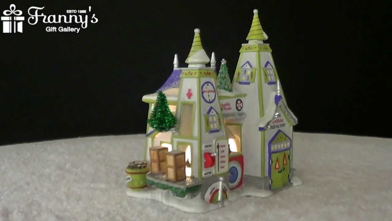 Real Artificial Tree Factory Department 56 4020205 YouTube