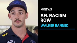 Crows star Taylor Walker hit with six match suspension for racist comment | ABC News Crows star Taylor Walker hit with six match suspension for racist comment | ABC News