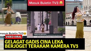 Download Lagu VIRAL, GADIS CINA BERBAJU KEBAYA LEKA BERJOGET MASUK BULETIN TV3 MP3