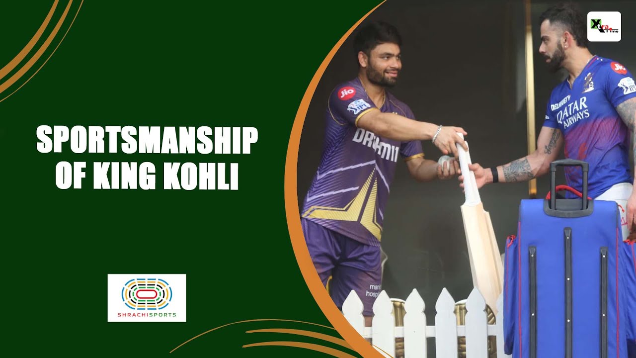 Virat Kohli sign Rinku Singh bat ahead of KKR vs RCB clash in IPL 2024