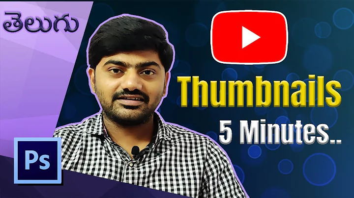 How To Make Custom YouTube Thumbnails In just 5 Mins | Telugu