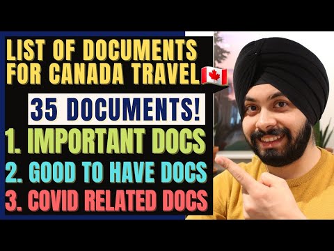 Video: Welke Documenten Zijn Nodig Voor Een Reis Naar Canada