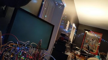 Testing integration of eurorack audio and LZX video synths
