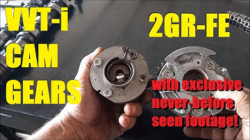 Inside 2GR-FE Engine Variable Valve Timing VVT Camshaft Gears - Intake Exhaust Camry Highlander RAV4