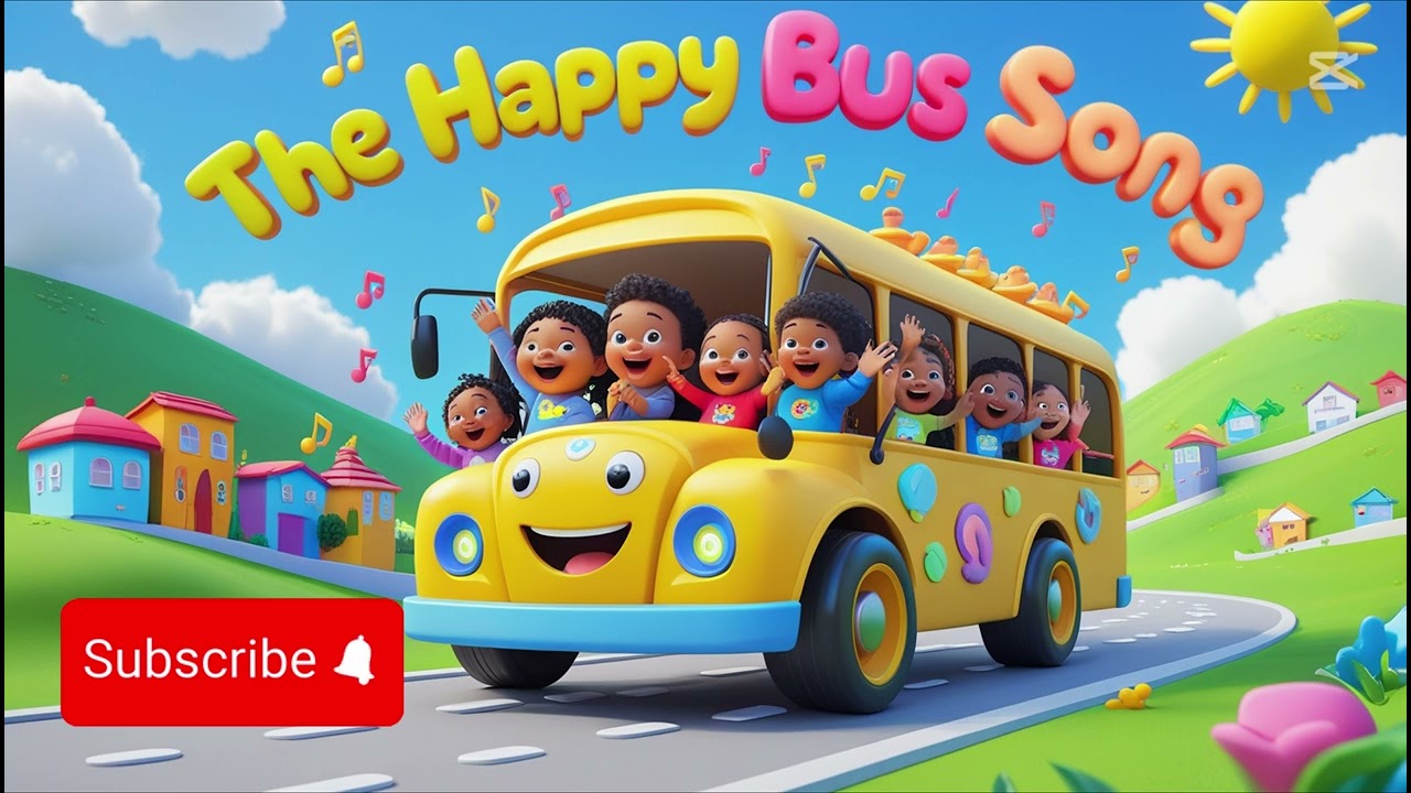 The Happy Bus Song – A Fun Ride for Kids! 🚌🎶