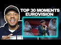 AMERICAN Reacts To Top 30 wonderful WTF moments of Eurovision (2005-2019) | Eurovision Reaction