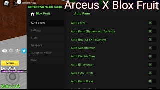 x2Switch Hub Blox Fruits Mobile/PC Script - Arceus X