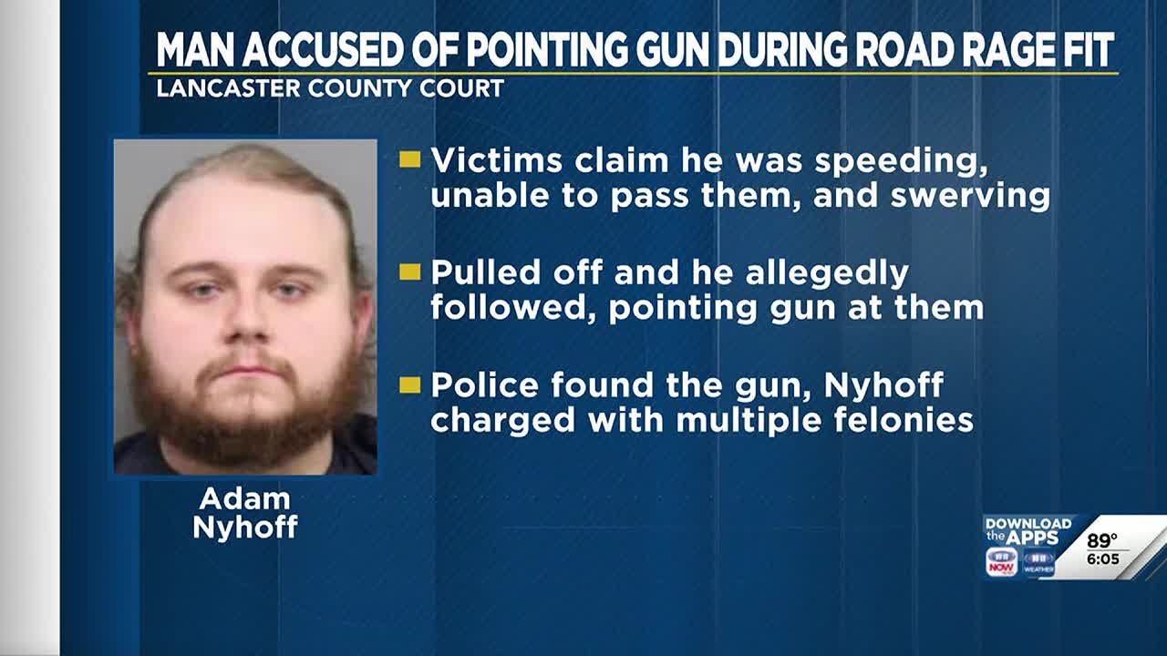 Man arrested after pointing gun at two others in I-80 road rage ...