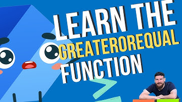 GreaterOrEquals Function / Expression | Power Automate