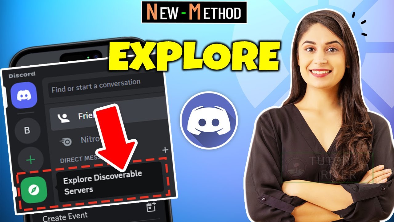 How To Explore Discord Public Servers On Mobile - YouTube