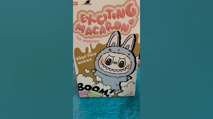 ASMR unboxing Labubu Exciting Macaron blind box #asmr #asmrsounds #asmrunboxing #labubu #popmart