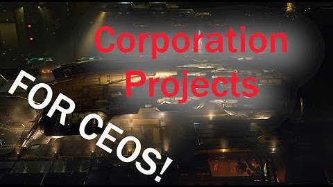 Introduction to Corporation Projects - Eve Online