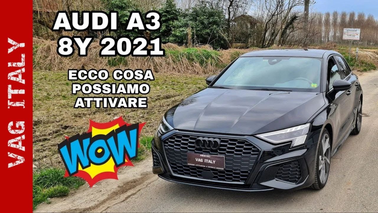 Audi A3 8Y S line 2021 2.0 TDI 150cv Ecco cosa possiamo attivare