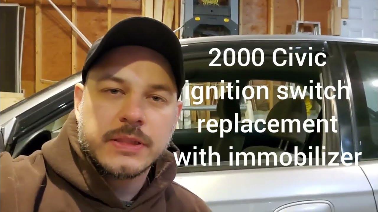 96-2000 Civic ignition switch replacement with immobilizer - YouTube