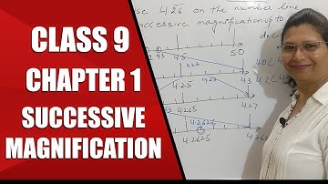 Successive Magnification | Class 9 Chapter 1 Number System | NCERT Maths | CBSE