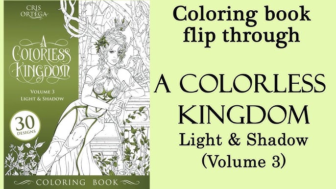 A Court of Thorns and Roses Coloring book Flip through 