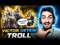 KIZ FAKİR DEDİ VS ÇAĞIRDI AMA VİCTOR ÇETESİNİ GÖRÜNCE... 🤣 (EĞLENCE PARKI TROLL #5) | PUBG MOBİLE