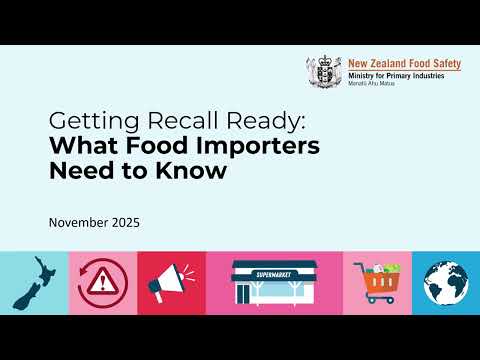Getting Recall-Ready What Food Importers Need to Know