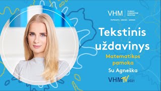 Tekstinis uždavinys (1-2 kl.) VHM TV