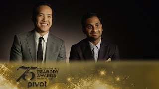 Aziz Ansari and Alan Yang of Master of None: Interview (75th Anniversary Peabody Awards on Pivot)