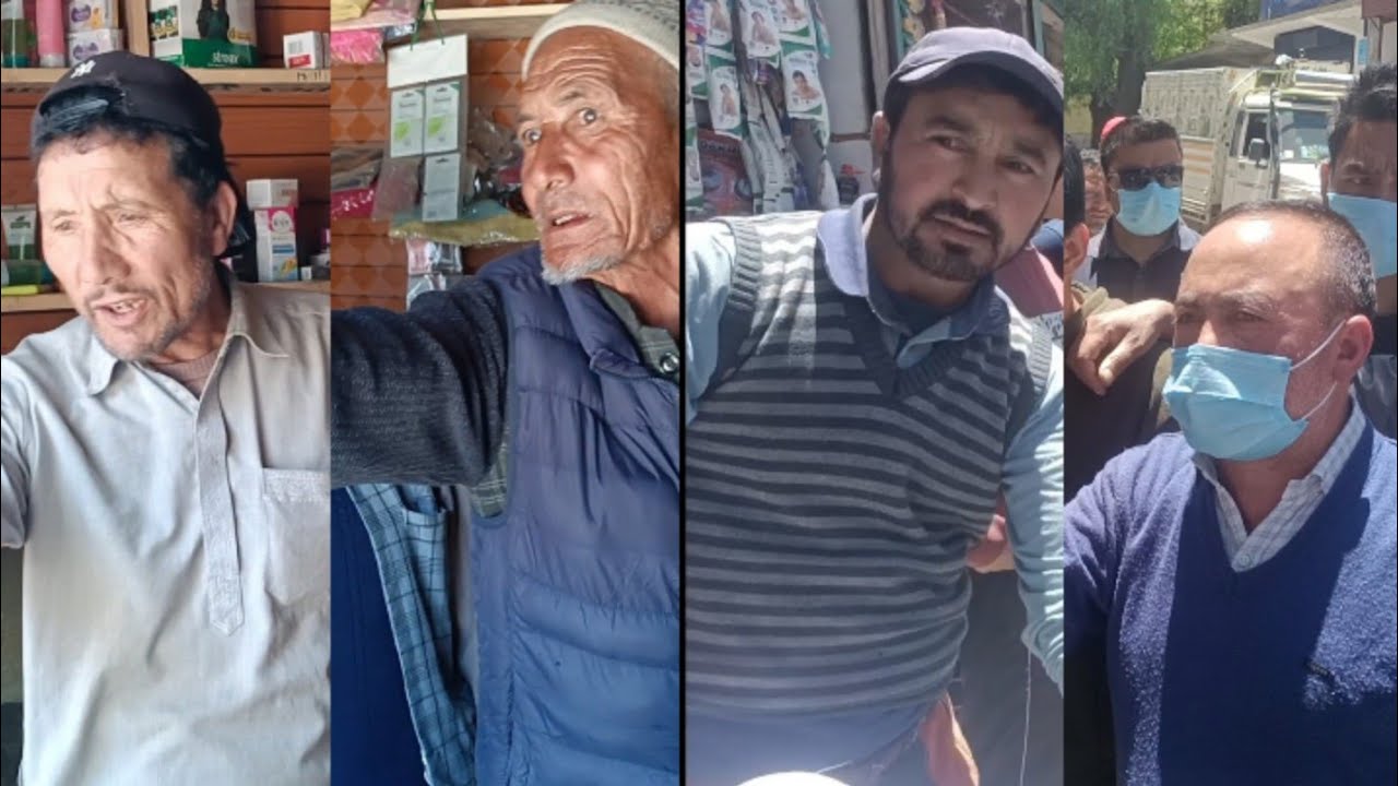 Haji Mohd Raza , Senior Assistant of Sankoo leads cleanliness Drive in main market sankoo