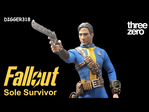 Fallout 4 Sole Survivor Male Three Zero 1/6 Scale Action Figure Toy Review 4K