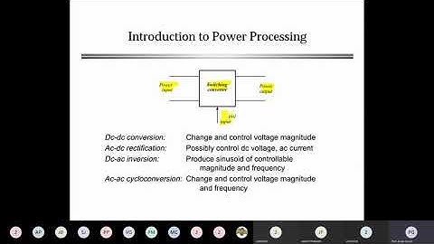 Lecture 2: Introduction- Switched Mode Power Conversion (Electrical Engineering Online)