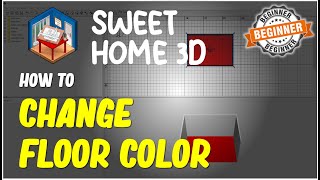 Sweet Home 3D How To Change Floor Color