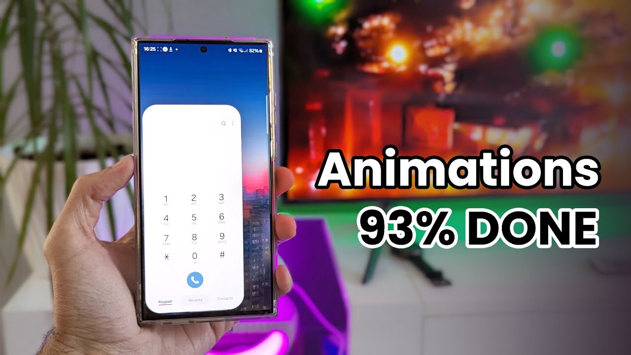 One UI 6 BETA 5: 93% Animations smoothness! - YouTube