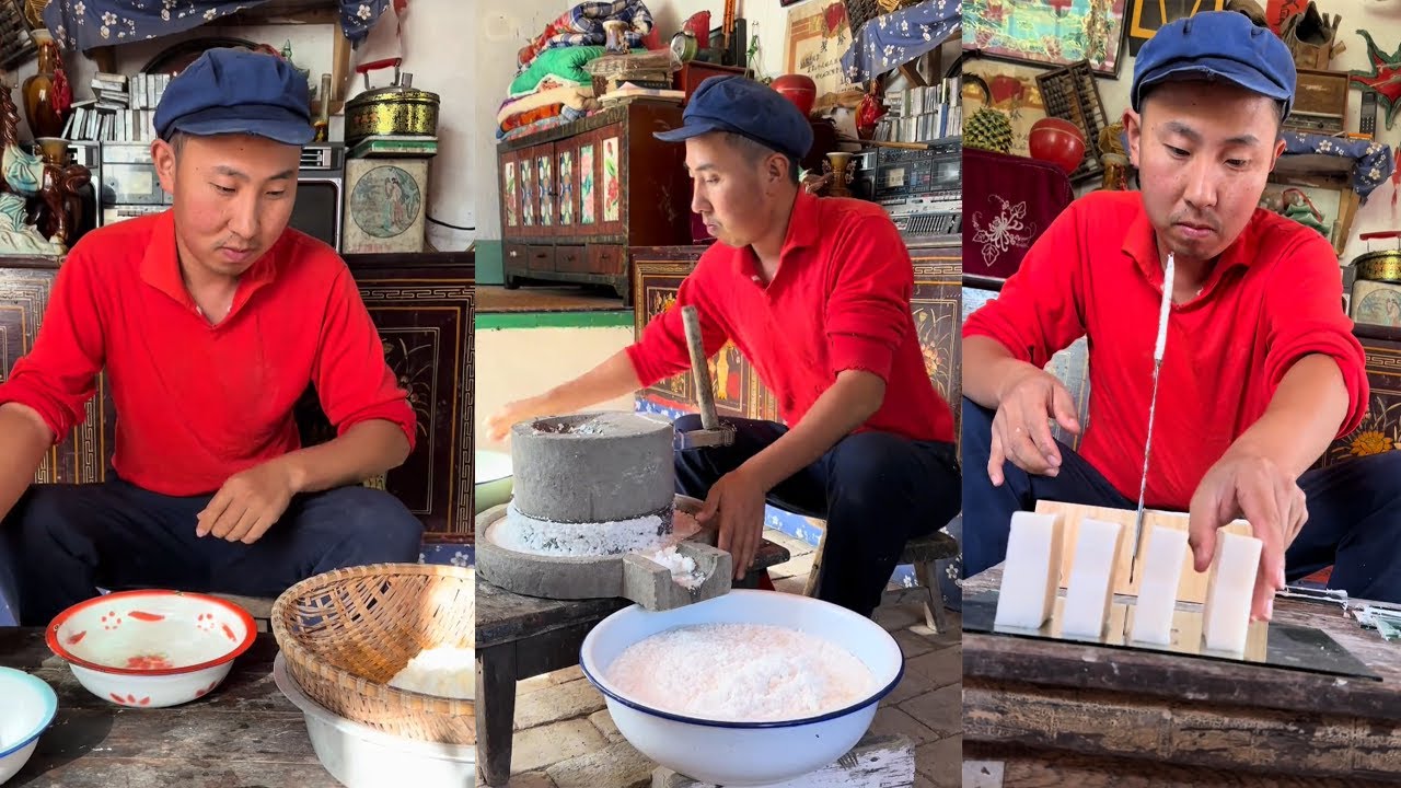 椰子油家事皂，配方简单，很容易自己做#民间手艺人 #手工制作 #funny