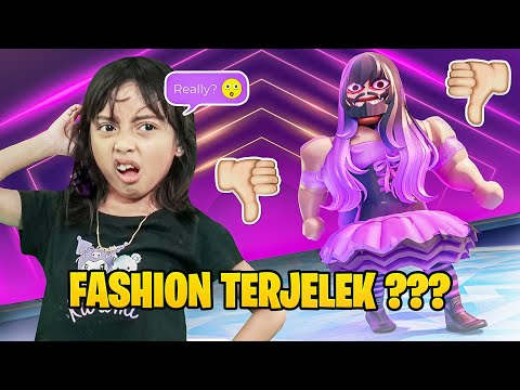 FASHION APA INI LEIKA ??? 😱😨 YANG PALING JELEK YANG MENANG 😰 FASHION UGLY [ROBLOX INDONESIA]