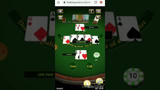 PLAY 🏝️ CARIBBEAN POKER ONLINE freebingocasino.com #Shorts screenshot 2