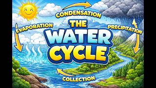 The Water Cycle Explained For Kids Evaporation, Condensation Rain