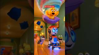 3 Doston Ka Sleepwalking Robot! 🤖😂 #viral #trending #ai #shorts #kahani