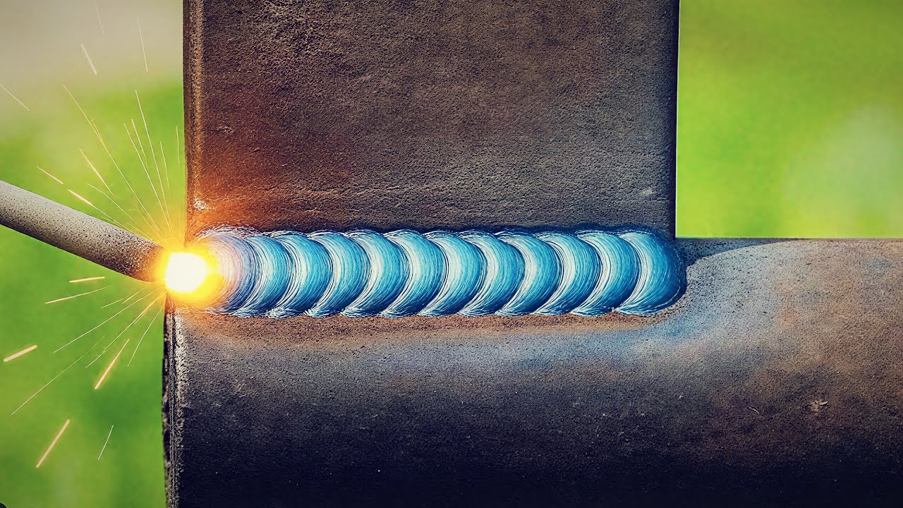 Learn how to weld in steel plate and round pipe 2F position 