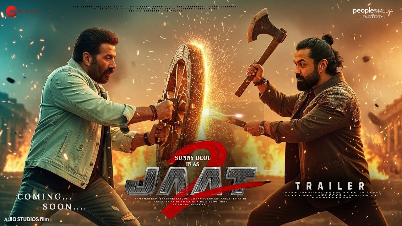 JAAT 2 - First Look Trailer | Sunny Deol | Bobby Deol | Gopichand | Vineet Kumar Singh | Movies 2025