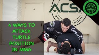 4 Ways to Attack Turtle Position and Counter Escapes in MMA with Dean Garnett