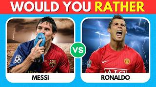 Would You Rather: Messi vs Ronaldo Edition 🐐🏆⚽